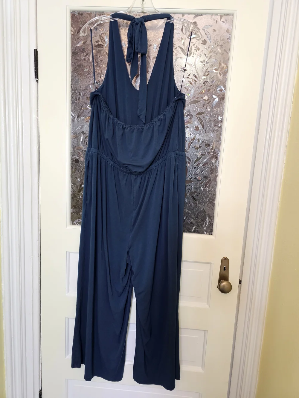 Old Navy Navy Blue Sleeveless Jumpsuit - Picture 4 of 5